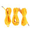 洋子（YangZi）2芯纯铜护套线双芯1/2.5平方电线带插头5/10/20/30电源线插_1 铜包铝2.5平方1.8米黄