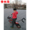 洋子（YangZi）儿童自行车宝宝童车学骑车辅助杆小孩单车学车神器扶杆推杆推把_1 蓝色自行车推杆