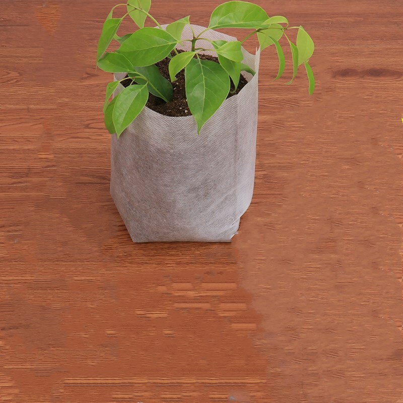洋子（YangZi）无纺布花盆加厚育苗袋营养袋营养杯育苗杯营养钵植树袋定制_3 12x15(直径7x高11.5)五百个