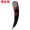 洋子（YangZi）天然手工制大号吹号表演道具装饰法器_1 彩线长柄牛角款