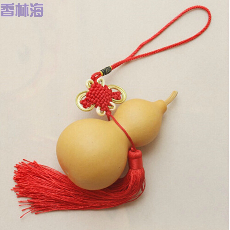 洋子（YangZi）大小中号天然风水葫芦挂件大码葫芦摆件汽车葫芦挂件镇宅_1 15cm左右带短藤