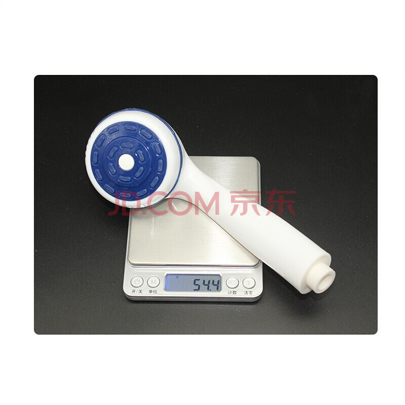 洋子（YangZi）适用海尔美的万和电热水器花洒手持莲蓬头通用塑料喷头淋浴软管套装三档喷头_1 普通白网管（送底座）