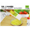 洋子（YangZi）多功能切菜器刨丝器厨房擦丝器黄瓜切片器家用切土豆擦菜板器绿色3刀片 默认颜色