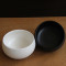 洋子（YangZi）纯黑素食碗钵僧人饭碗咖啡色黄色钵盂釉下彩青瓷陶瓷碗 小碗咖啡色