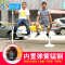 洋子（YangZi）移动式舞蹈把杆压腿杆家用成人儿童健身房幼儿园升降把杆 粉色1米把杆+两个移动大底座
