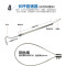 洋子（YangZi）猪用保定器套猪器不锈钢猪套子套定器铜管猪打针保定绳保定器 简易塑料套猪器