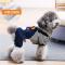 狗狗衣服秋冬装泰迪比熊法斗雪纳瑞幼犬宠物四脚衣小型犬猫咪衣服多色多款多功能宠物用品宠物服饰_2 银