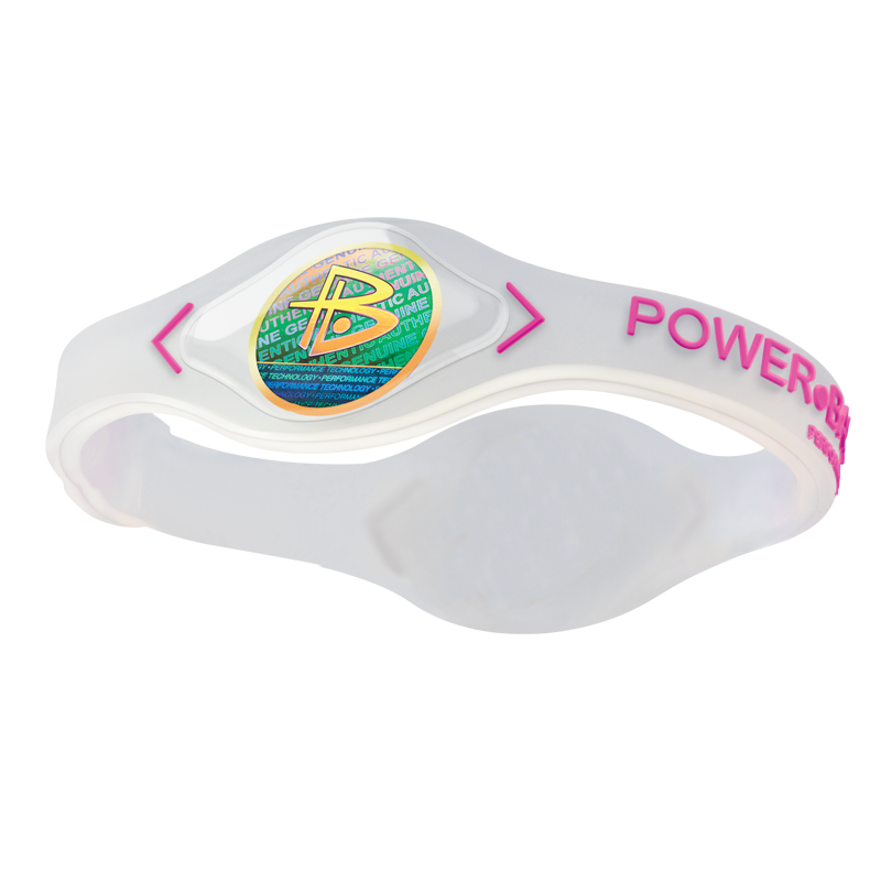 美国霸能POWER.BALANCE能量平衡手环核心款硅胶手环透粉M码190