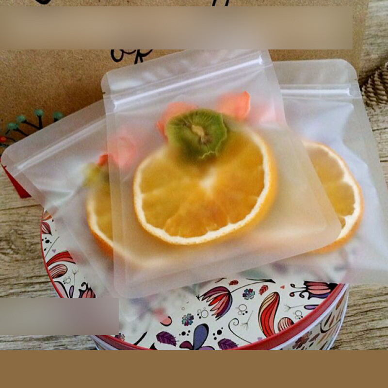 加厚透明磨砂自封袋子饼干花茶密封袋瓜子粉粉果干食品包装袋生活日用家居家庭清洁收纳整理用品储 11*17100个