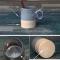 日式冰裂釉创意复古马克杯大容量简约陶瓷杯牛奶咖啡杯情侣水杯子多款多色创意生活日用家居器皿水 流光款A6