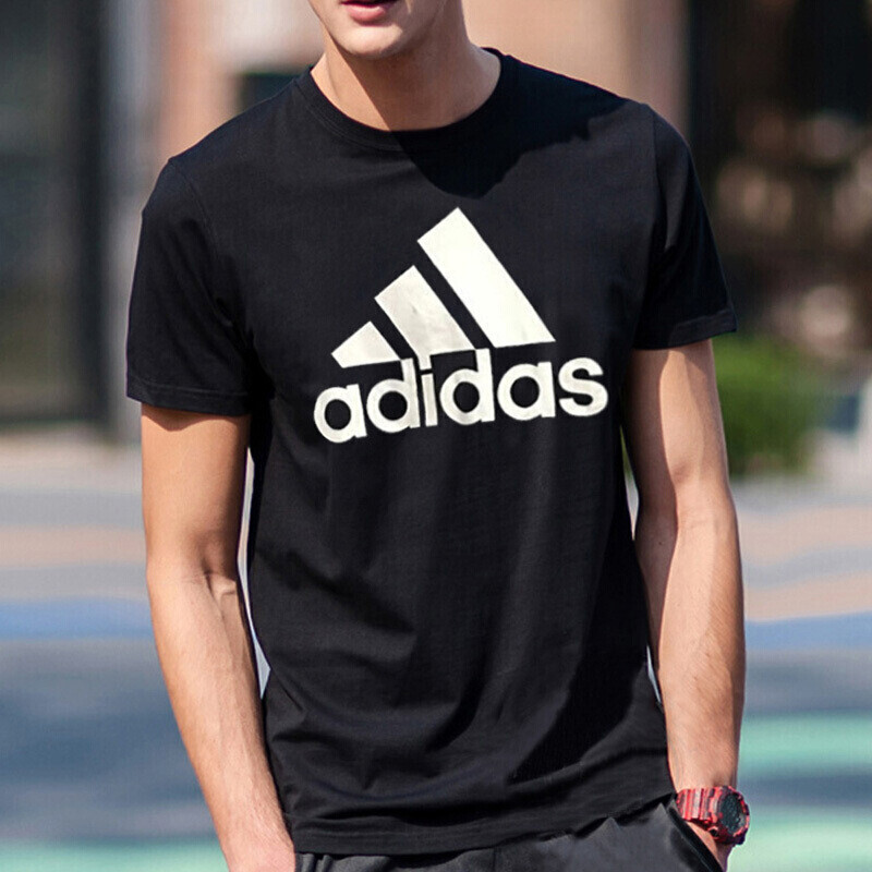 Adidas阿迪达斯男装新款运动休闲透气圆领短袖T恤-CD4864 M 默认颜色