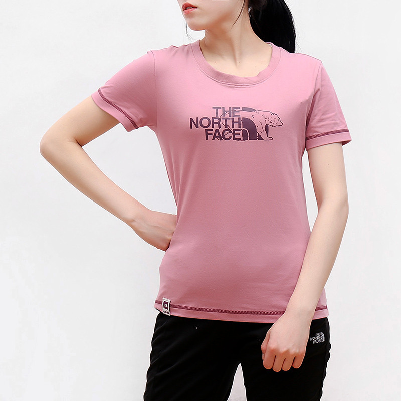 The North Face/北面 女子上装 2018新款运动半袖透气短袖户外休闲T恤3CIZ XXL 3CIZZCF