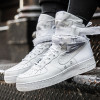 NikeSFAF1男子AirForce1纯白高帮休闲板鞋903270-100 白/白 44.5