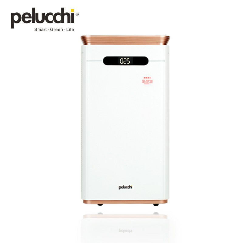 派洛奇（Pelucchi）智能新风机净化器KJ800F-A01玫瑰金 落地式家用新房卧室 多重过滤系统 万向脚轮移动便捷