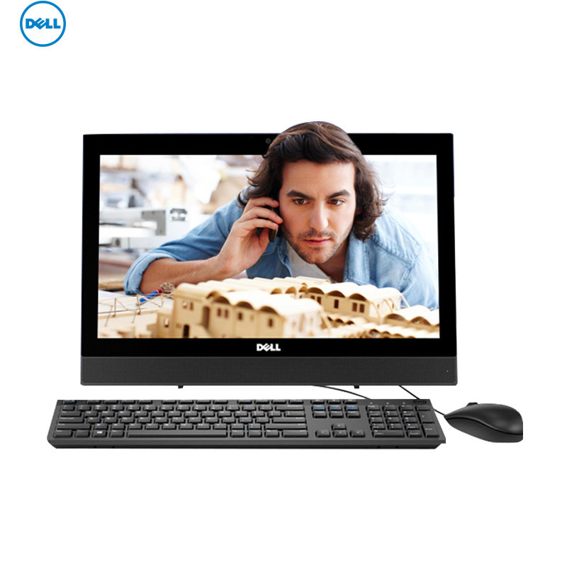 戴尔(DELL)OptiPlex 3050AIO商用一体机(I3-7100T 4G 500G DVD刻录 19.5寸）