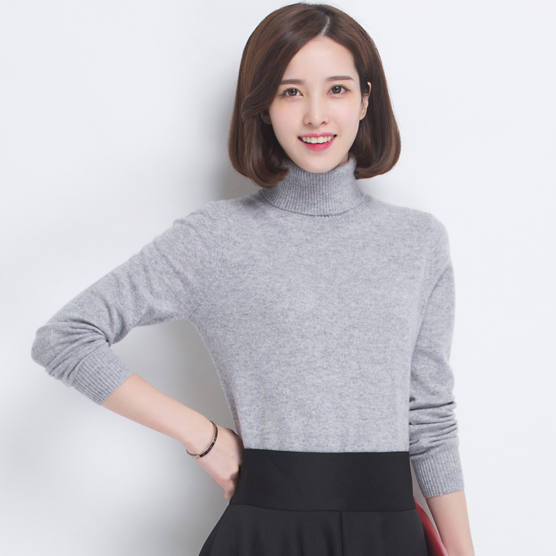 恒源祥女士羊毛衫+TMN23WLH019 L/165 灰色