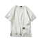 丹杰仕夏装短袖T恤男夏季欧美街头风学生半袖衫宽松圆领体恤打底衫 2XL 白色