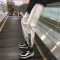 18款式韩版春季休闲裤男条纹运动束脚裤学生宽松小脚裤加绒加厚潮男裤子 L 红白色