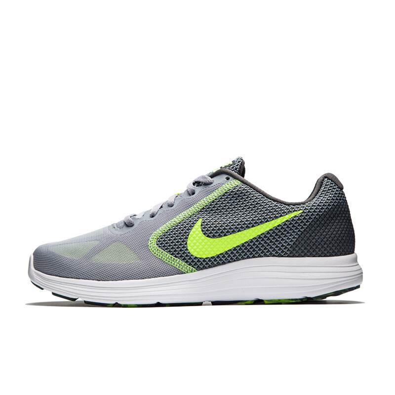 NIKE耐克REVOLUTION3轻质缓震耐磨男黑白运动休闲跑步鞋819300-103 819300-013 44.5