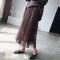 18款式Ayi有三层秋冬也要仙仙百褶半身裙女中长款网纱蓬蓬裙A字纱裙子 均码 咖啡色