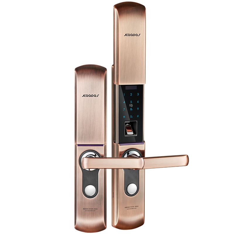 凯迪仕智能指纹锁 9113 红古铜高清实拍图