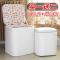 多功能收纳凳子可坐成人家用现代简约实木换鞋凳皮布艺沙发储物凳_15 粉色（皮艺）