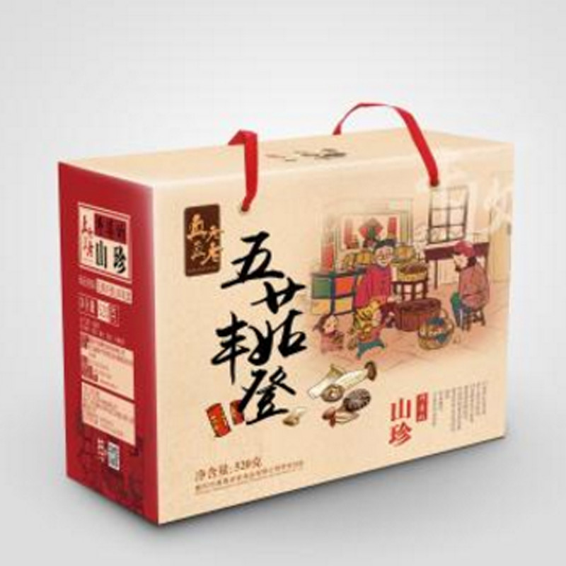 年货团购 真真老老坚果五菇丰登礼盒560g