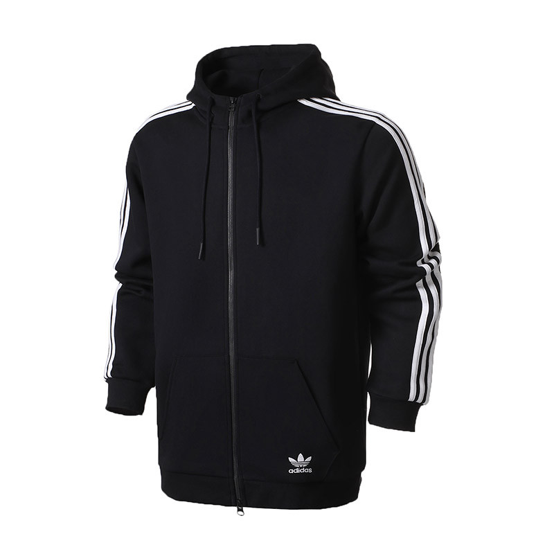adidas阿迪达斯三叶草男子外套18鹿晗同款休闲运动服CW5068. XL CW5068黑色