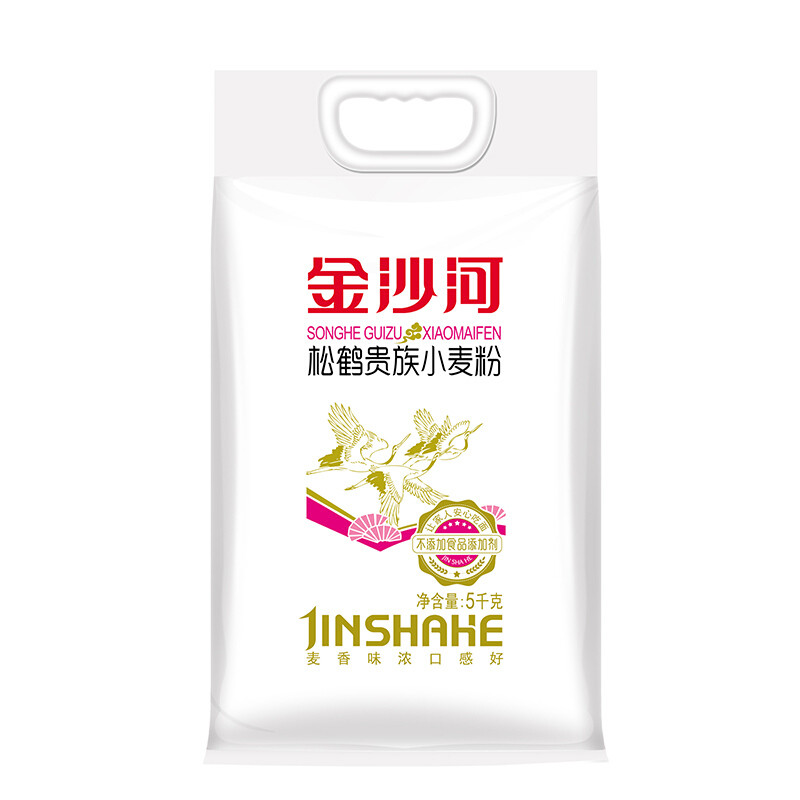 金沙河松鹤贵族小麦粉5KG