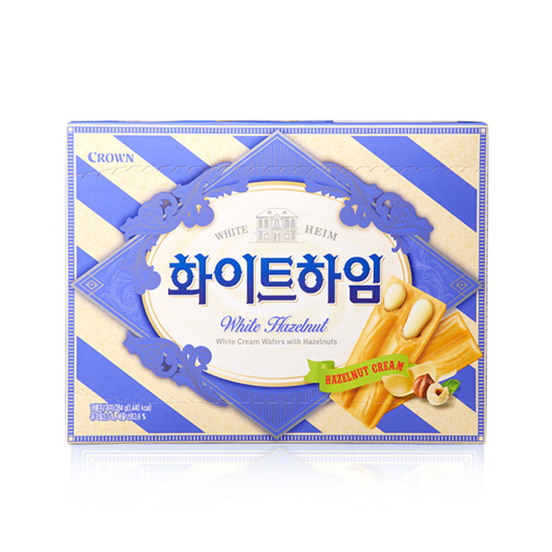 CROWN 可瑞安 奶油榛子威化饼干 47克