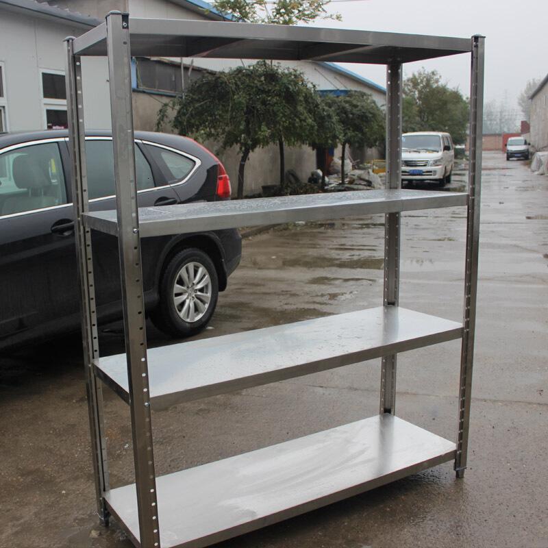 不锈钢货架储藏室货架地下室货架厨房货架家用置物架仓库货架304长180