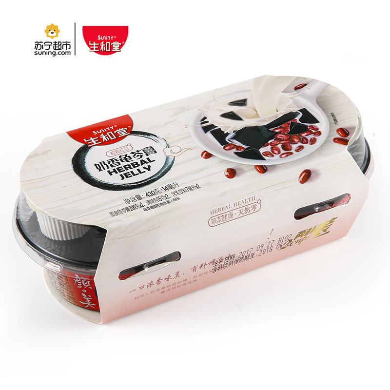 生和堂 红豆龟苓膏 215克+7ML含乳饮料2杯