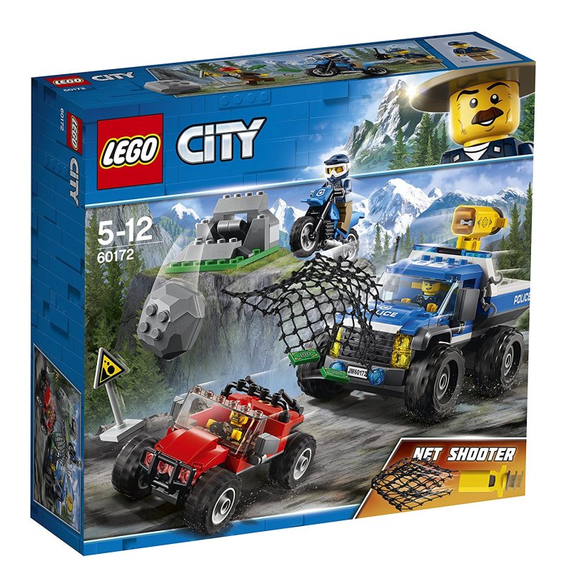 LEGO 乐高 城市系列 山地追击 60172 5-12岁 积木玩具