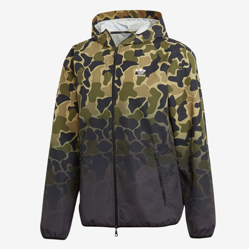 Adidas阿迪达斯三叶草外套男2018春运动休闲防风衣迷彩夹克CE1545 XL CE1545