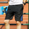 速干短裤男2020夏季新款宽松运动五分裤透气薄款空调裤男士休闲裤 莎丞 5013-黑色【单件】 2XL【135-160斤】