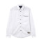 美特斯邦威长袖衬衫男装时尚印花舒适衬衣韩版722180 185/104B/XXL 白色组
