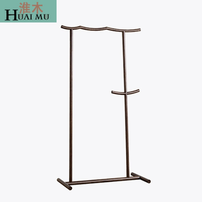 淮木（HUAIMU）家具榉木纯实木落地衣帽架中式卧室家具 茶