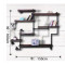 淮木（HUAIMU）复古铁艺工业水管书架墙上置物架个性创意实木艺术展示墙壁挂搁板 C款160*20*140木板双面漆