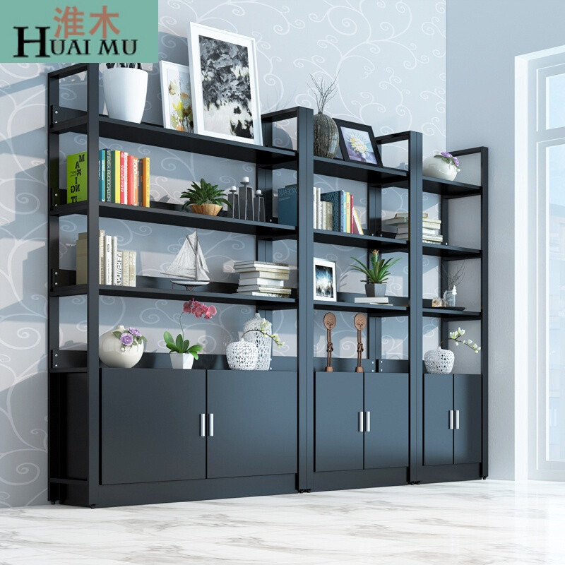 淮木（HUAIMU）简约现代中式隔断博古架屏风玄关多宝阁古董架书架置物架酒柜100长五层含 60长五层不含柜