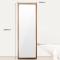 淮木（HUAIMU）试衣镜时尚北欧落地镜壁挂实木穿衣镜子简约卫浴镜子白橡木全身镜胡桃色18_4 胡桃色1800*600