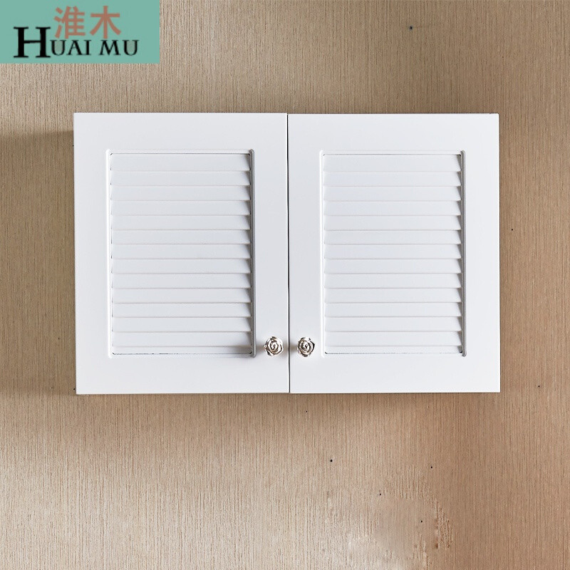 淮木（HUAIMU）鞋柜简约现代高低自由组合柜时尚百叶玄关收纳储物组合厅装饰柜1025三鞋 1025两门吊柜