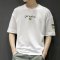 韦斯普 2018夏季新款男士短袖T恤文艺青年港风宽松潮男圆领五分袖半袖体恤衫B-T1802 M 天蓝色