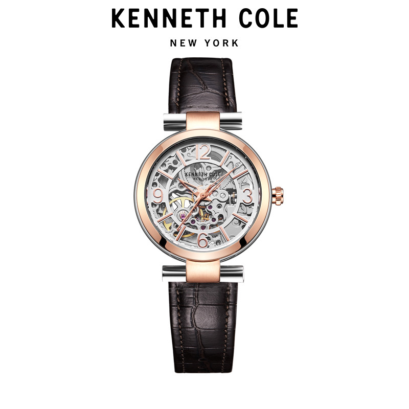 凯尼斯克尔(KennethCole) 手表 正品 KC女表 时尚镂空潮流 自动机械 防水女士手表 KC2819