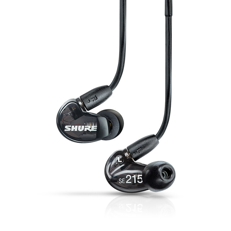 舒尔（SHURE） SE215 入耳式 手机耳机 有线耳机 黑色