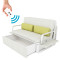 遥控电动可折叠沙发床1.8米多功能简约现代小户型单人双人1.5乳胶1.55*2m智能B1. 1.85*2m智能B遥控版(有抽屉)