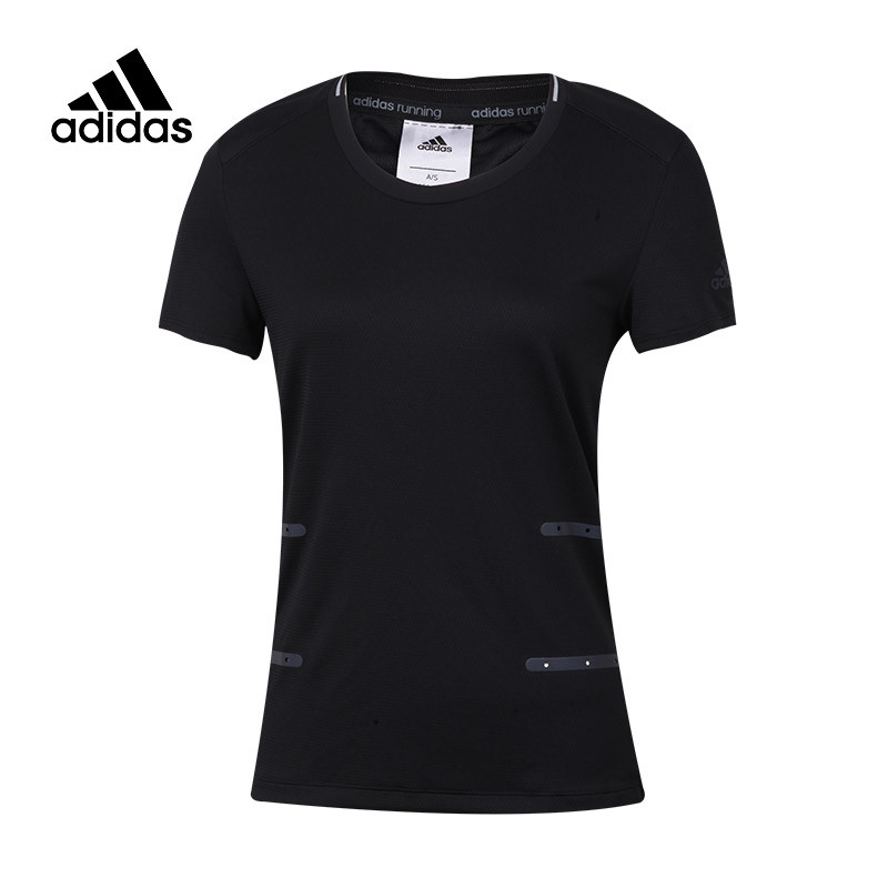 adidas阿迪达斯女装短袖T恤2018新款跑步运动服BQ2201 XL（成人） BQ2201