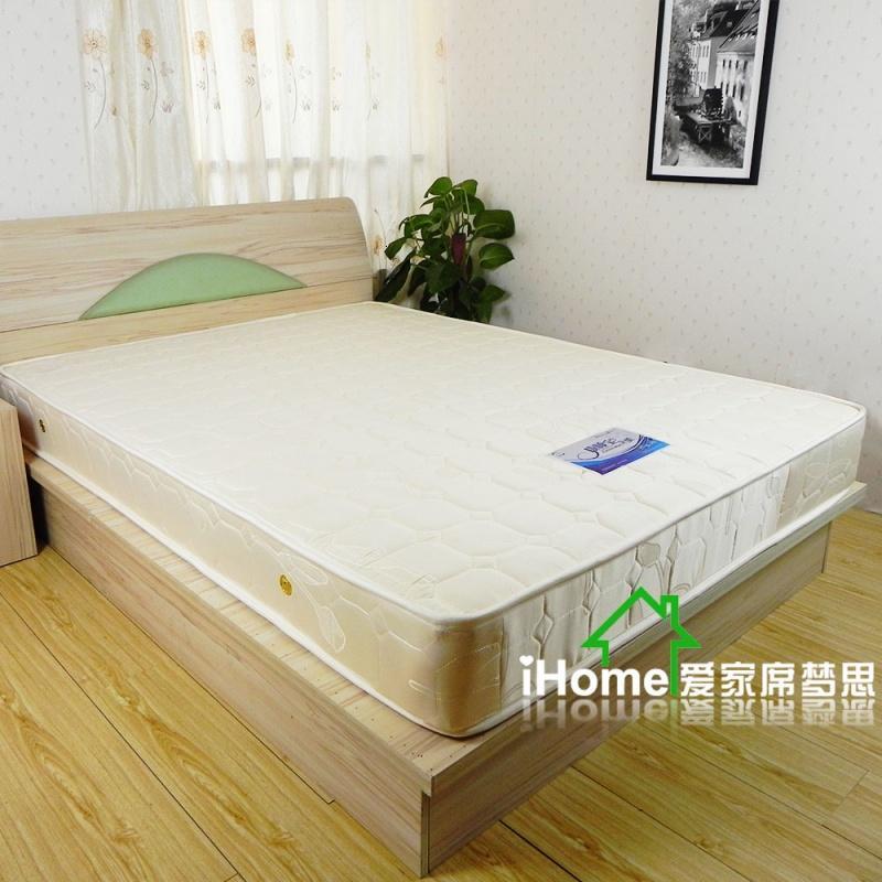 床垫弹簧软硬床垫15cm20厚单双人1.5米1.8米软硬两用_0_8 精钢簧无棕两面适中米白色
