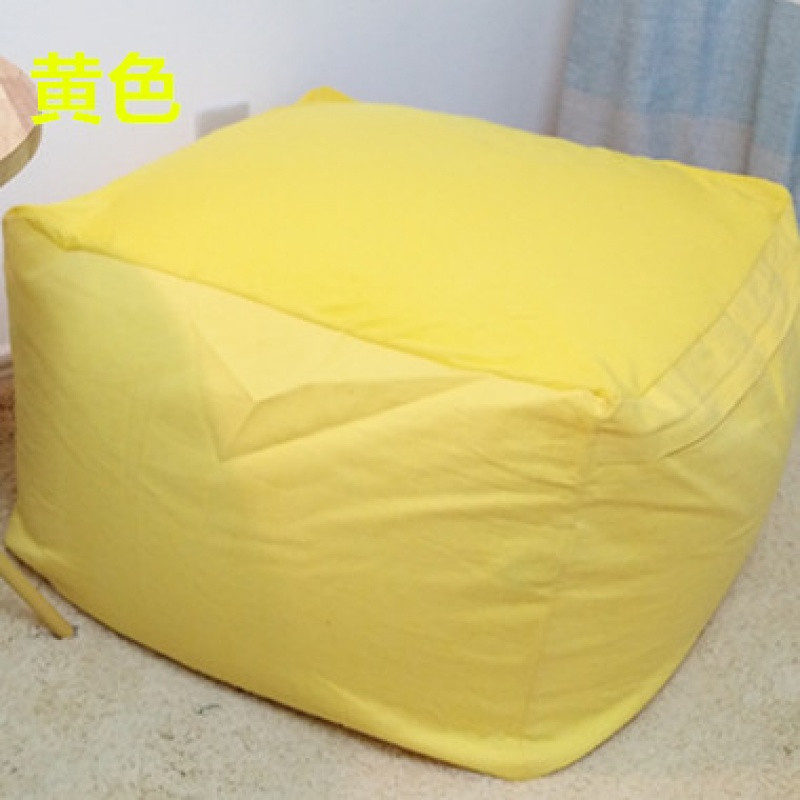懒人沙发单人豆袋沙发舒适布艺创意卧室阳台榻榻米_5 黄色