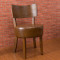 咖啡厅沙发西餐厅甜品奶茶店酒吧休闲网咖双人沙发桌椅卡座组合_6 原木圆椅