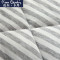 皮尔卡丹(Pierre Cardin)家纺 夏凉被纯色北欧风黑边空调被子午休盖被褥单双人被水洗棉羽丝绒被 1.5*2.0m 古典灰